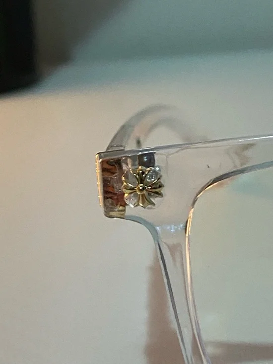 Clear Transparent Rectangular Glasses - Picture 7 of 7